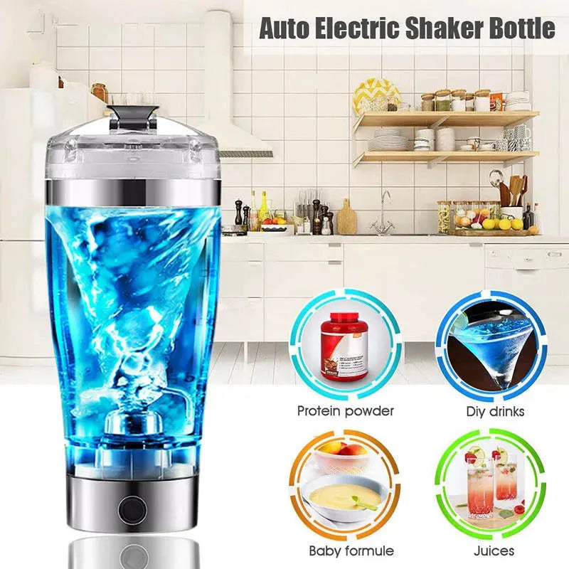 Electric Protein Shake Stirrer USB Shake Bottle - Bellarte Enchanté Electric Protein Shake Stirrer USB Shake Bottle